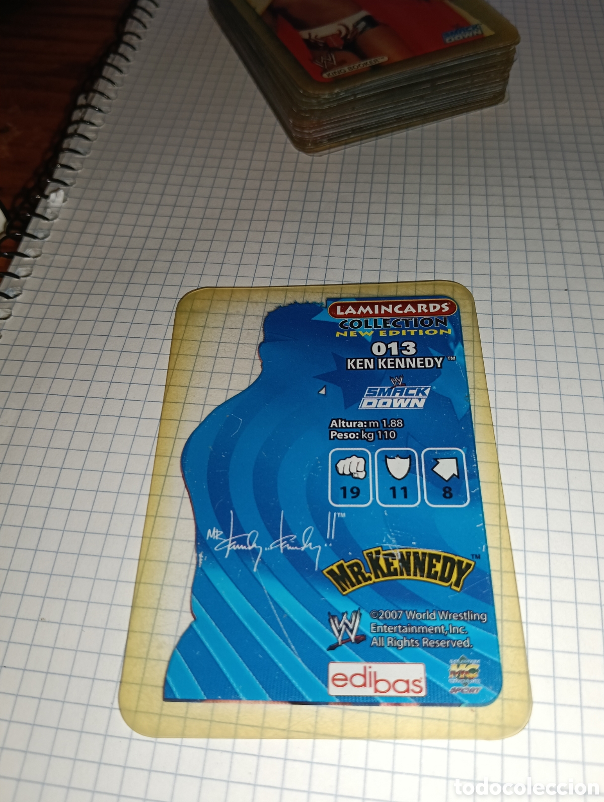Trading cards: Carta SmackDown Lamincards 13 2007 - Foto 2
