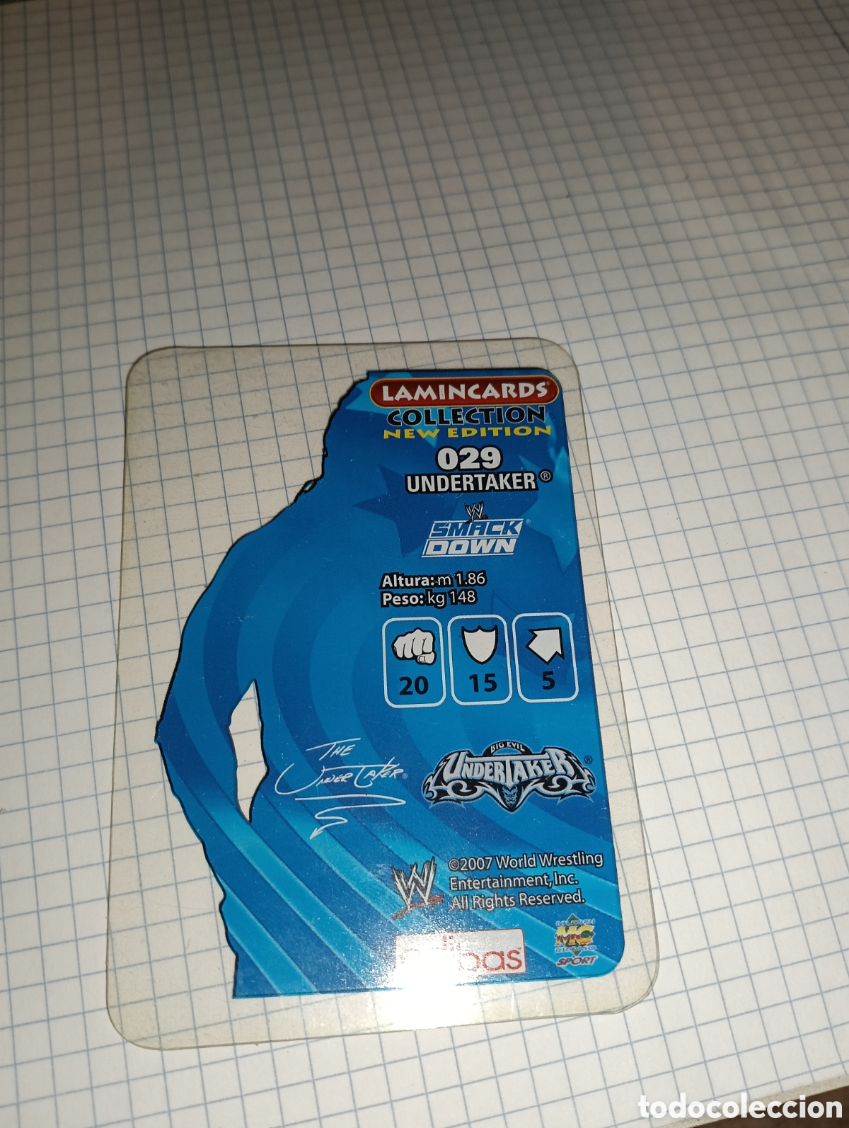 Trading cards: Carta SmackDown Lamincards 29 2007 - Foto 2