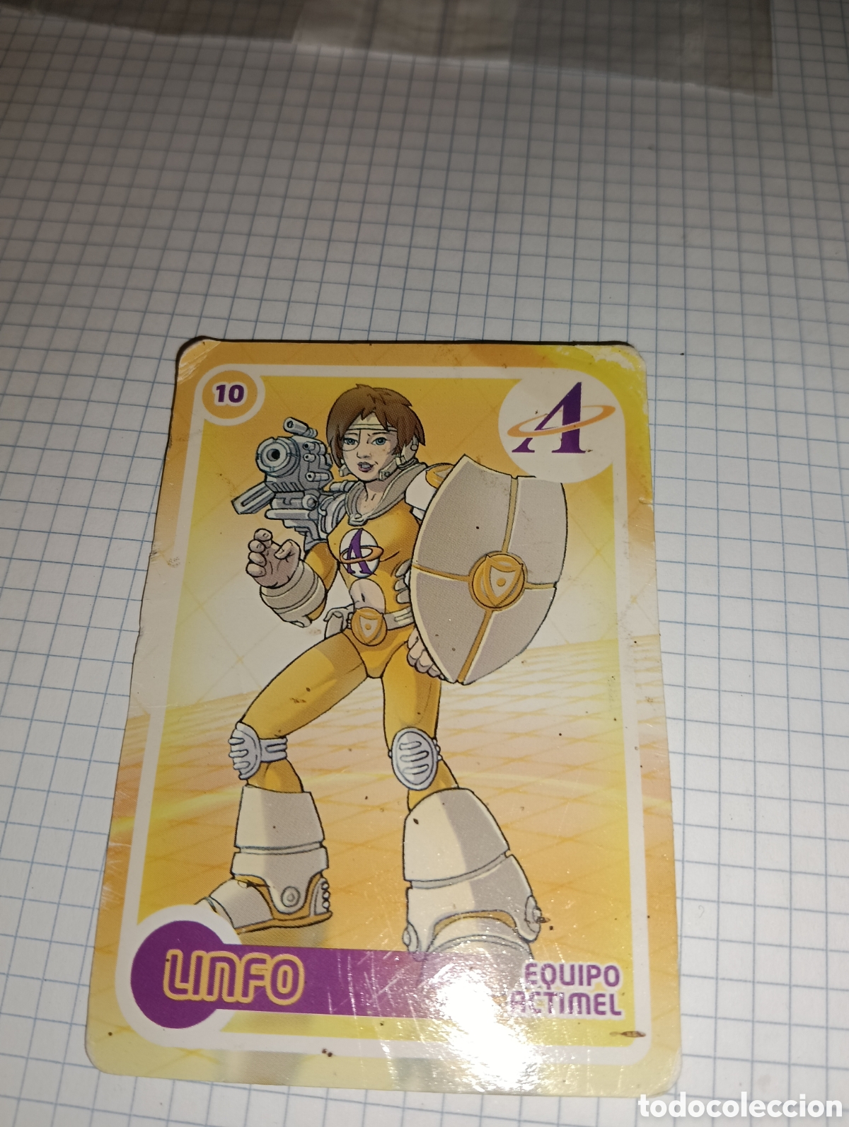 Trading Cards: 10 Linfo Carta Equipo Actimel Danone Panini