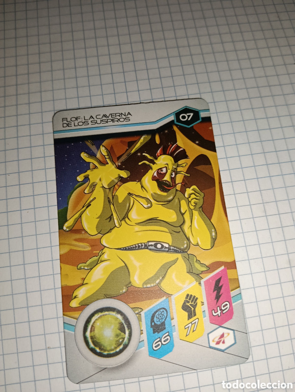 Trading Cards: Carta 07 Flof Actimel