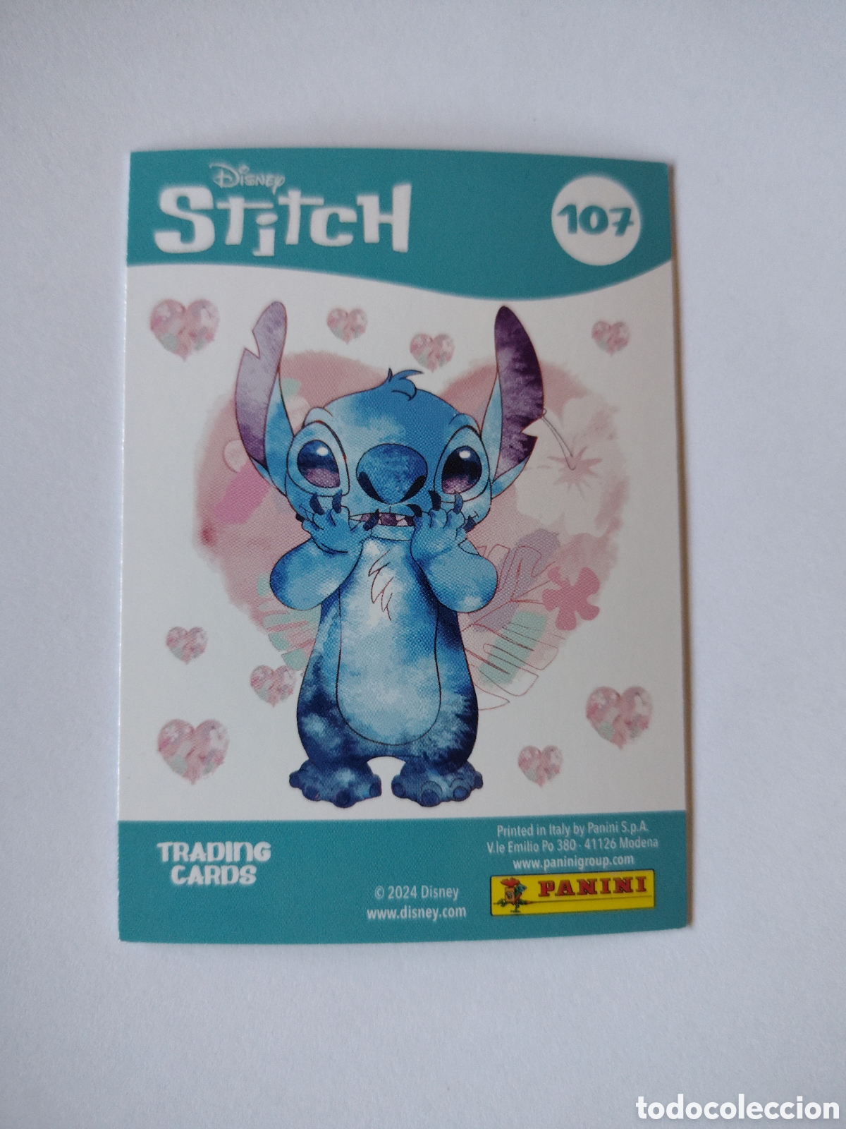 Trading Cards: Stitch 2024 Disney n&deg; 107 Trading Card Panini