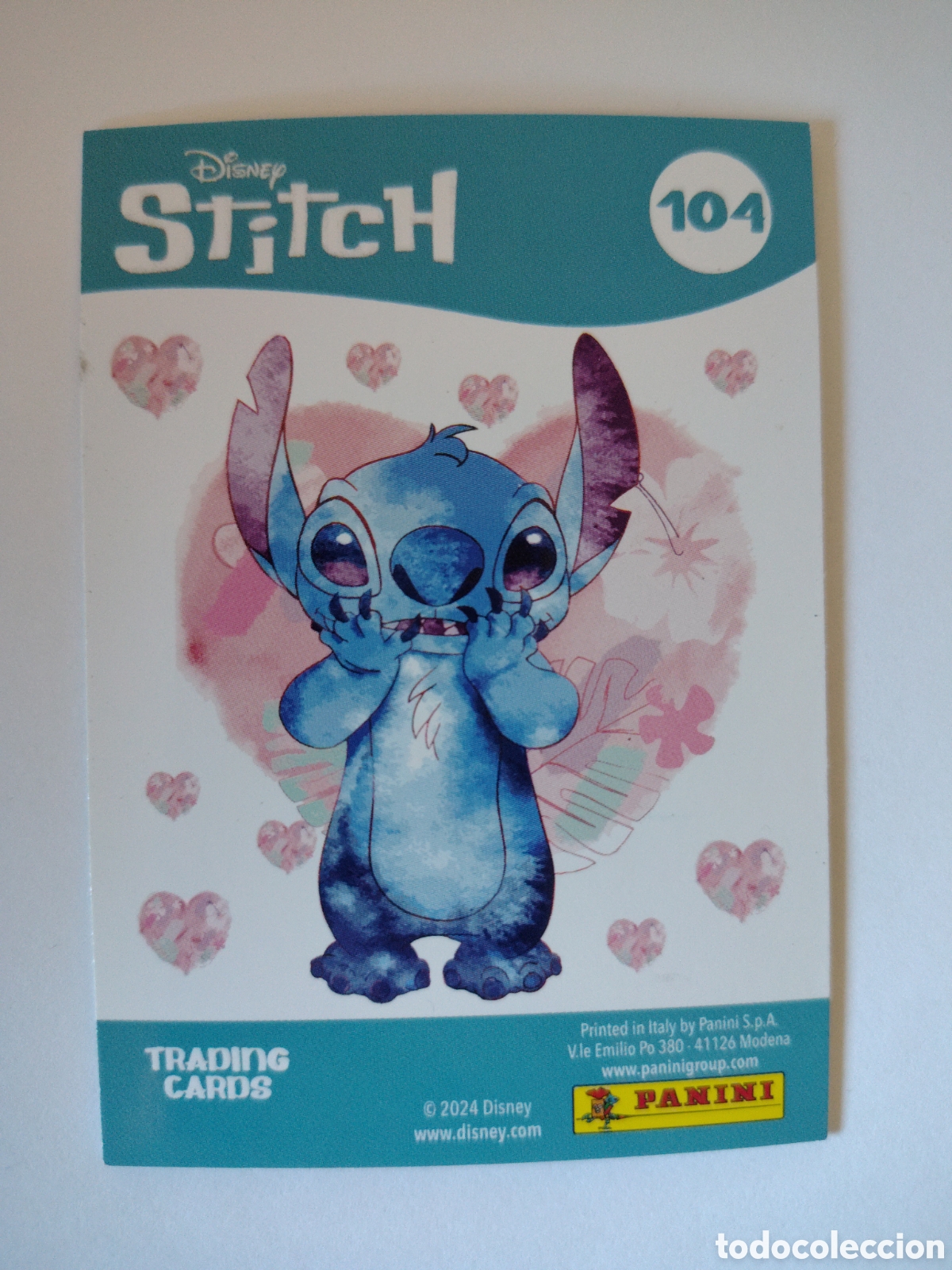 Trading Cards: Stitch 2024 Disney n&deg; 104 Trading Card Panini