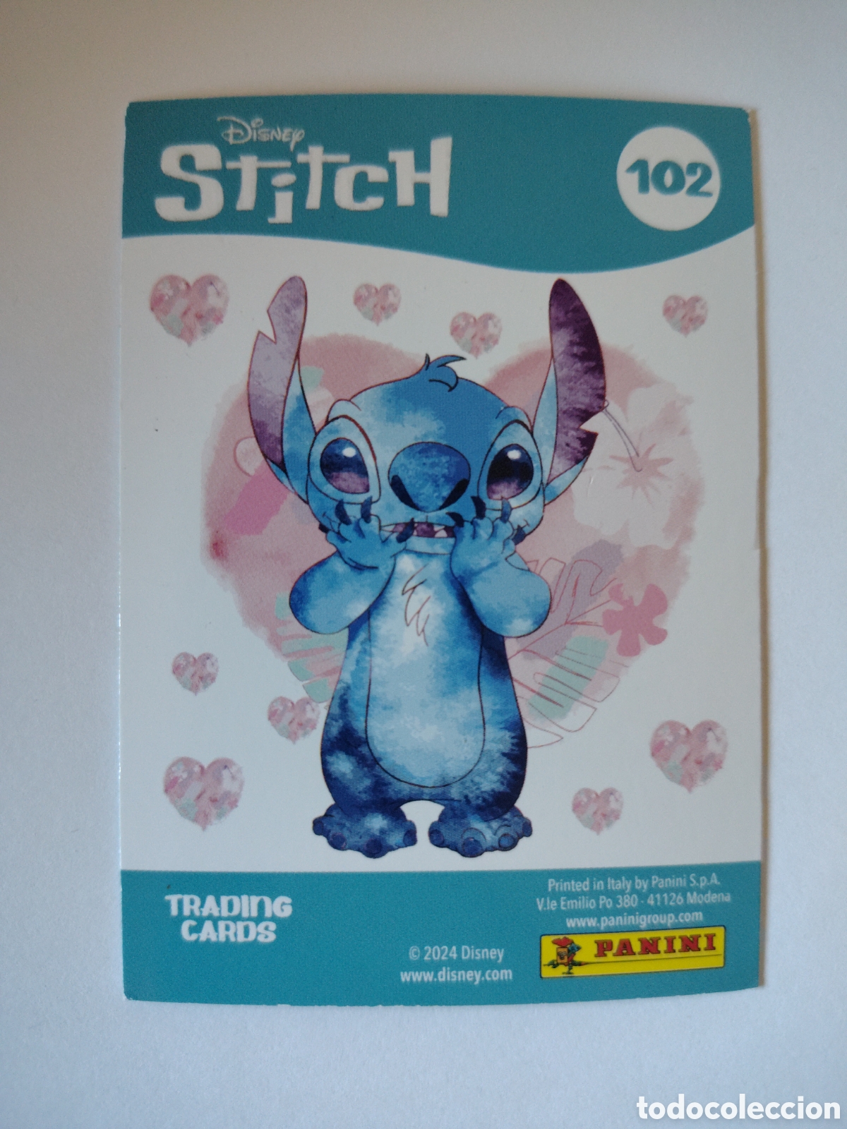 Trading Cards: Stitch 2024 Disney n&deg; 102 Trading Card Panini