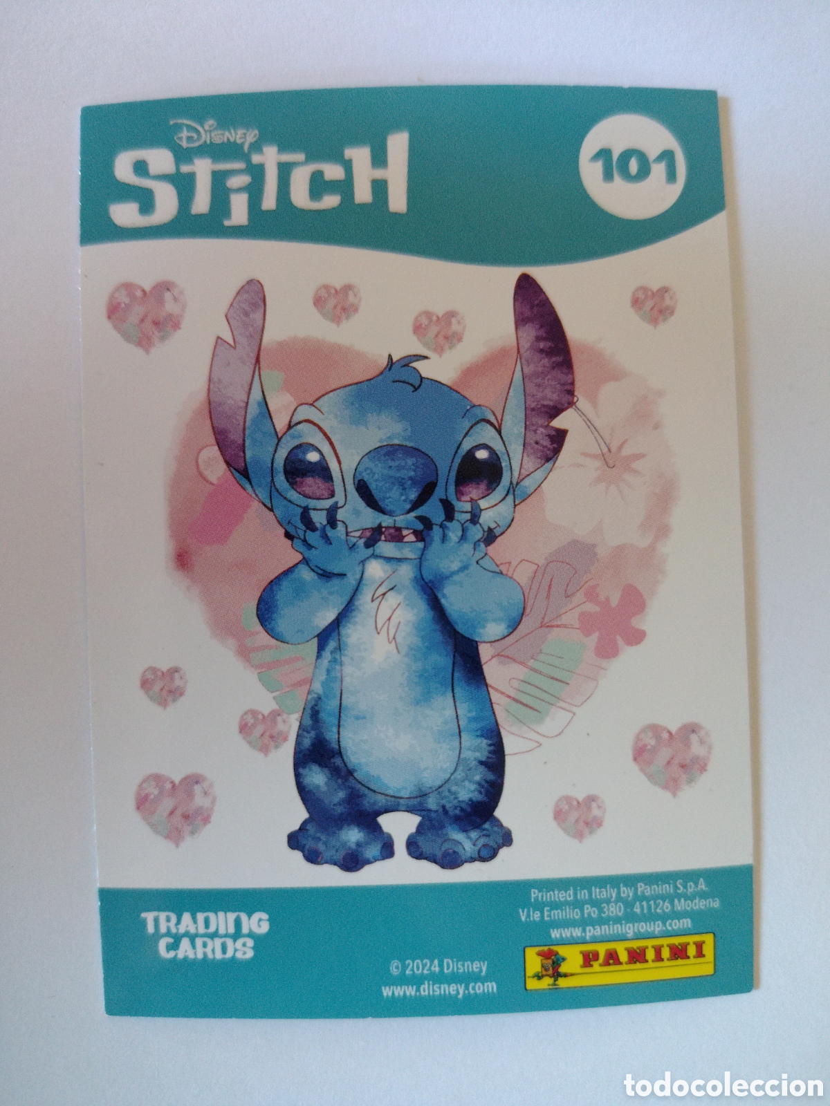 Trading Cards: Stitch 2024 Disney n&deg; 101 Trading Card Panini