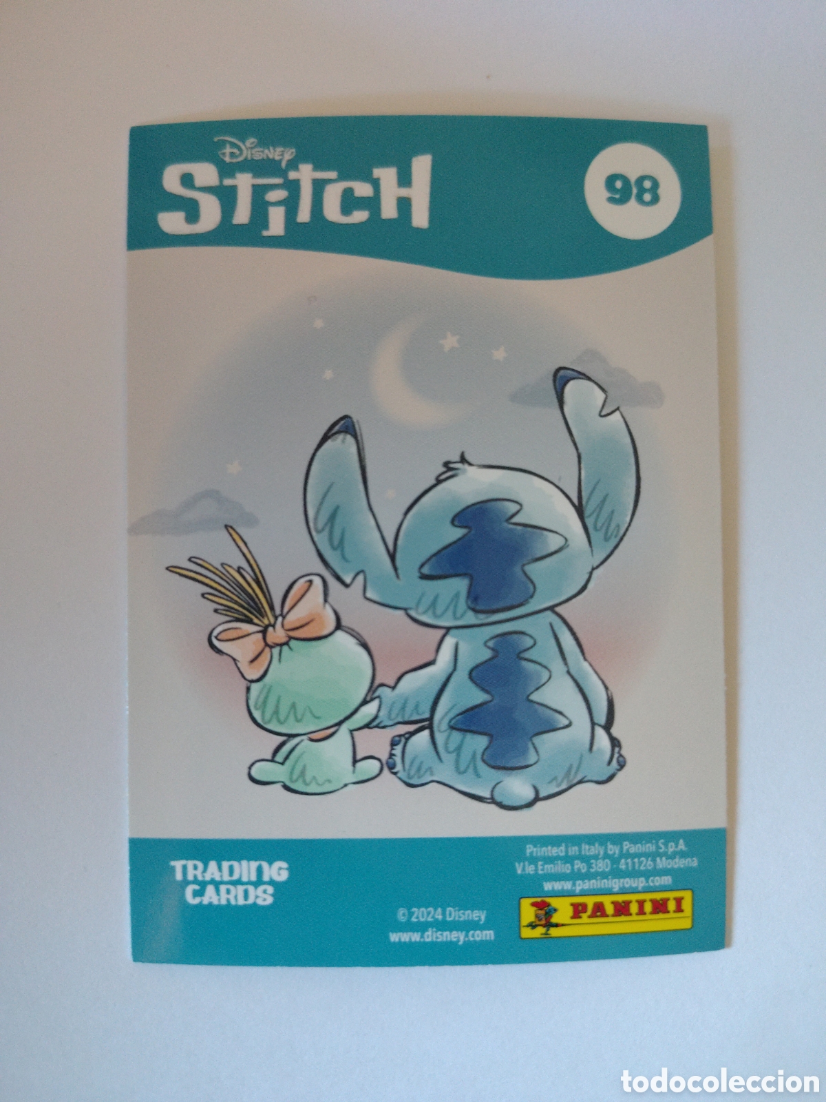 Trading Cards: Stitch 2024 Disney n&deg; 98 Trading Card Panini
