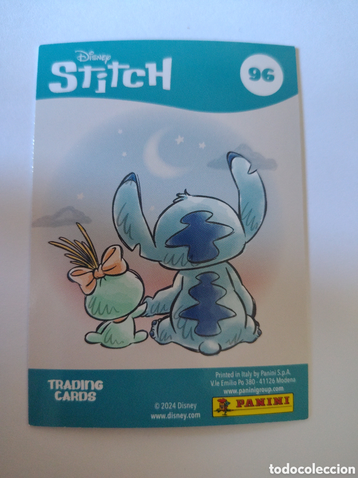 Cartas Colecion&aacute;veis: Stitch 2024 Disney n&deg; 96 Trading Card Panini