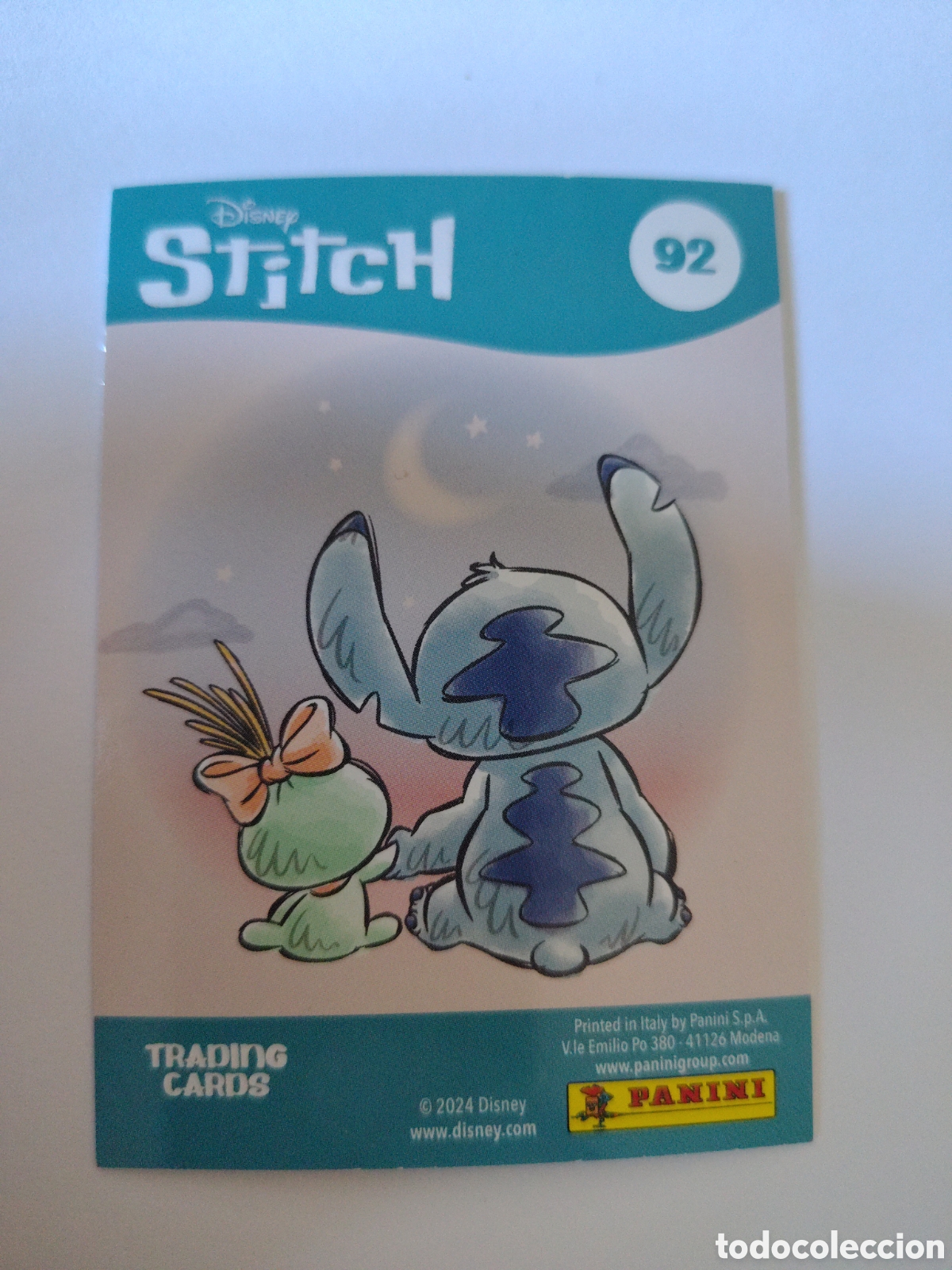 Trading Cards: Stitch 2024 Disney n&deg; 92 Trading Card Panini