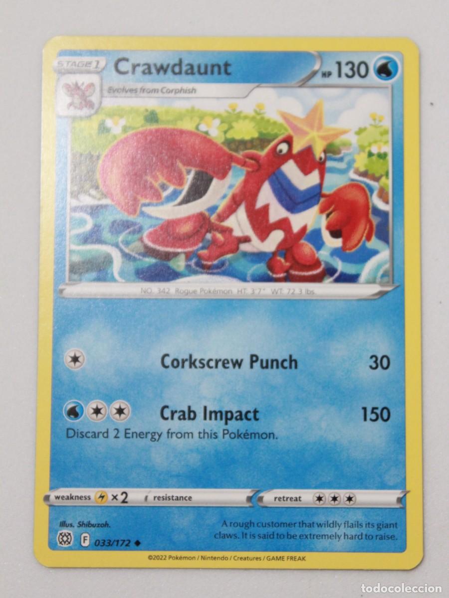 Trading Cards: Crawdaunt 033/172 Pok&eacute;mon TCG Brilliant Stars