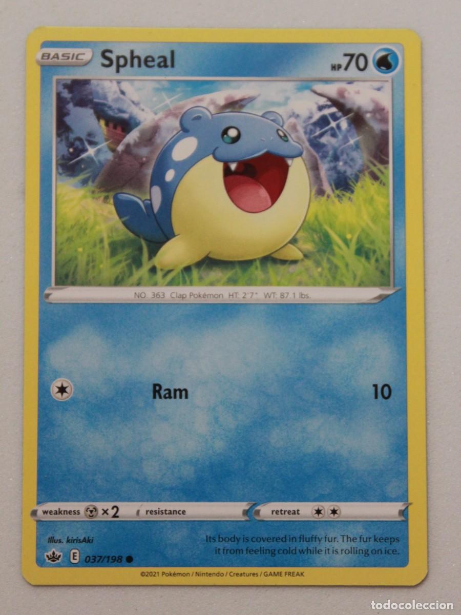 Trading Cards: Spheal 037/198 Pok&eacute;mon TCG Chilling Reign