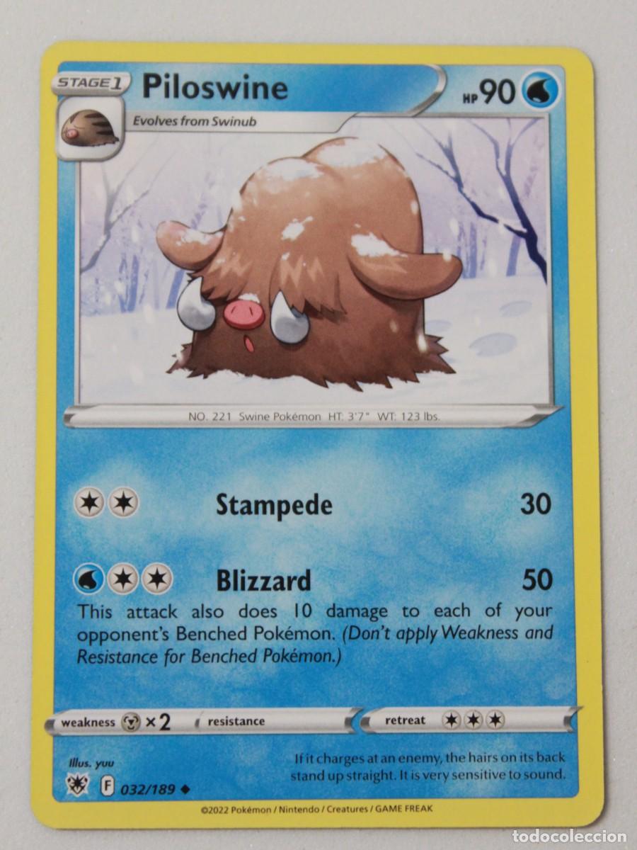 Trading Cards: Piloswine 032/189 Pok&eacute;mon TCG Astral Radiance