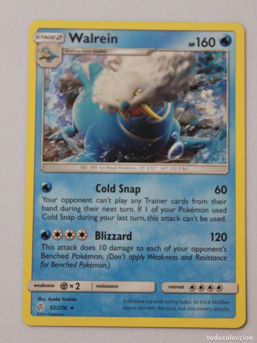 Trading Cards: Walrein 52/236 Pok&eacute;mon TCG Unified Minds
