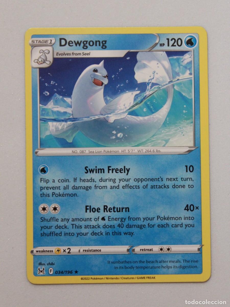 Cartes &agrave; &Eacute;changer: Dewgong 034/196 Pok&eacute;mon TCG Lost Origin