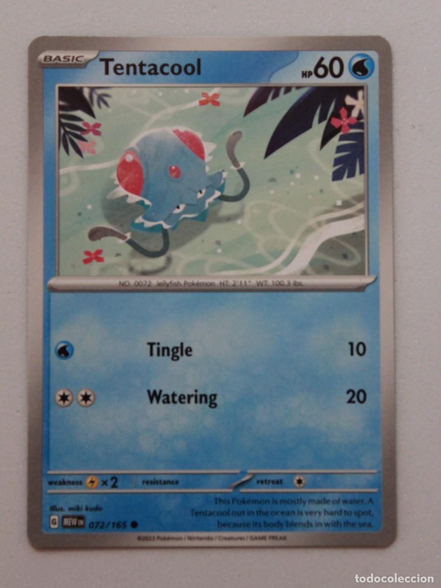Trading Cards: Tentacool Reverse Holo 072/165 Pok&eacute;mon TCG Scarlet & Violet 151