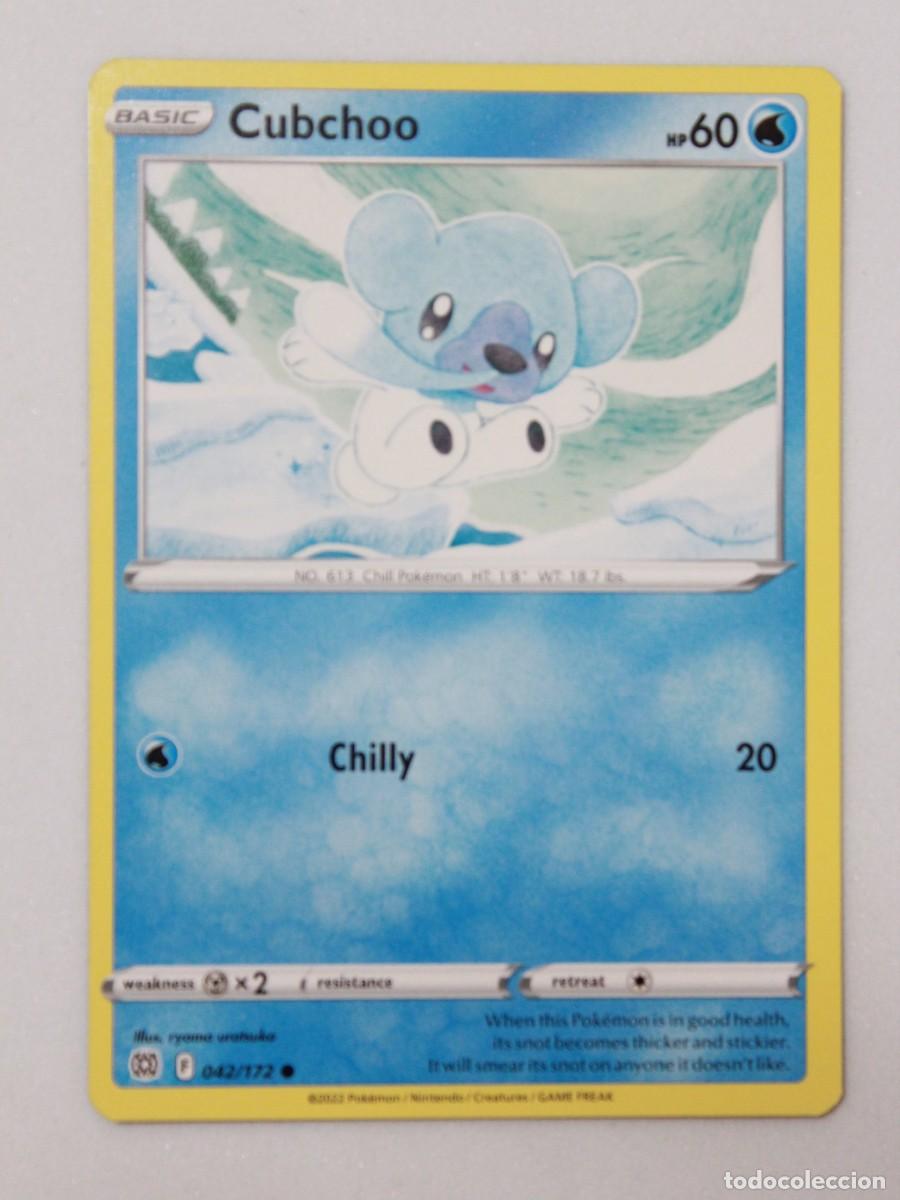 Cartas Colecion&aacute;veis: Cubchoo 042/172 Pok&eacute;mon TCG Brilliant Stars