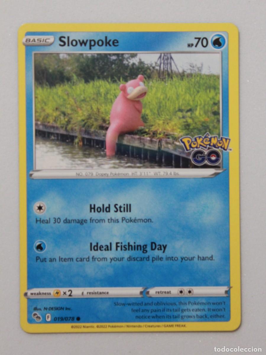 Cartas Colecion&aacute;veis: Slowpoke 019/078 Pok&eacute;mon GO Pok&eacute;mon TCG