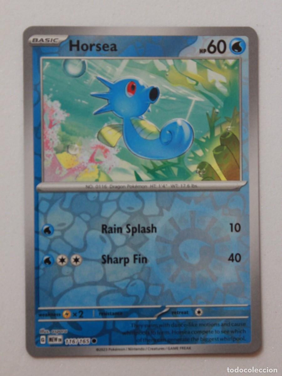 Sammelkarten: Horsea Reverse Holo 116/165 Pok&eacute;mon TCG Scarlet & Violet 151