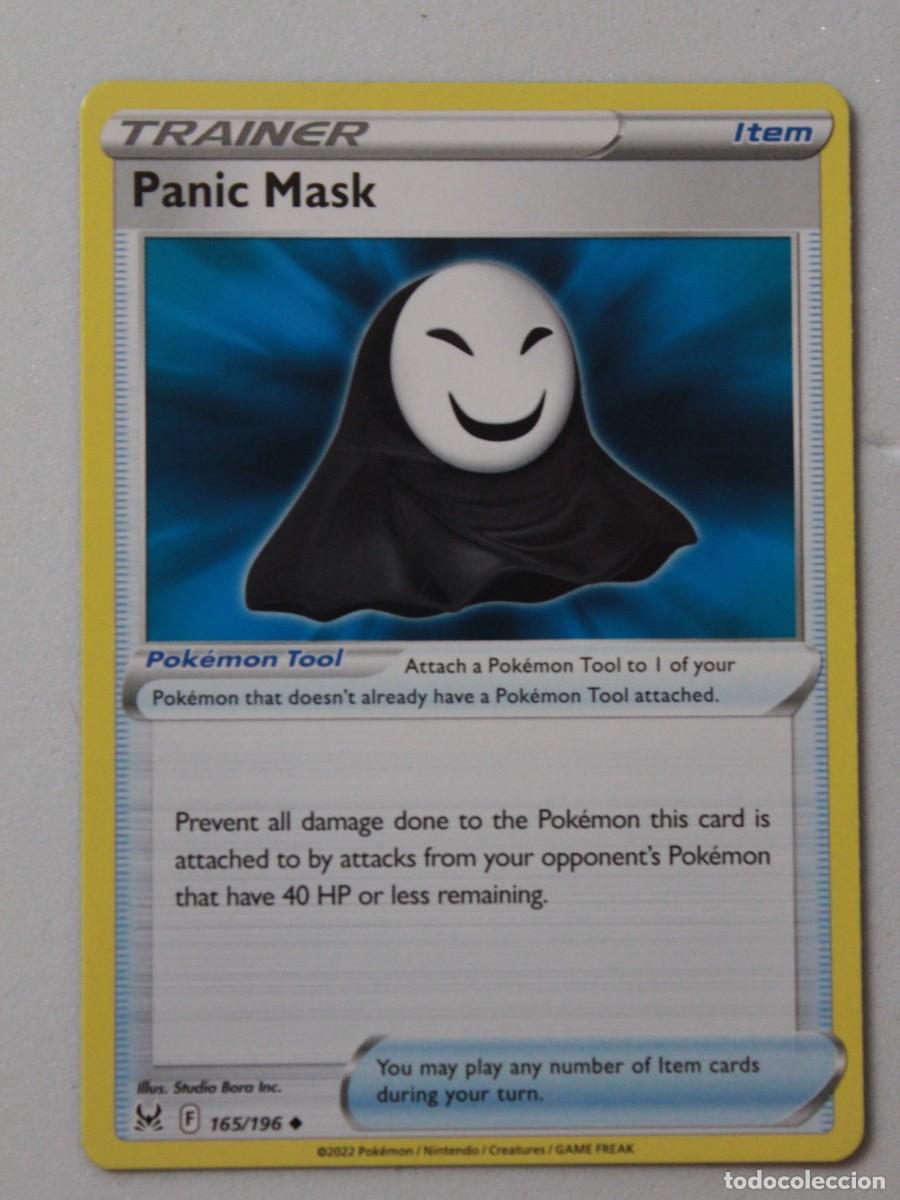 Trading Cards: Panic Mask 165/196 Pok&eacute;mon TCG Lost Origin