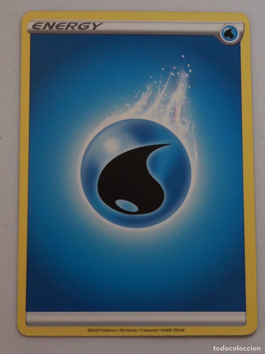 Cartas Colecion&aacute;veis: Carta Energ&iacute;a Agua Pok&eacute;mon TCG Sword & Shield