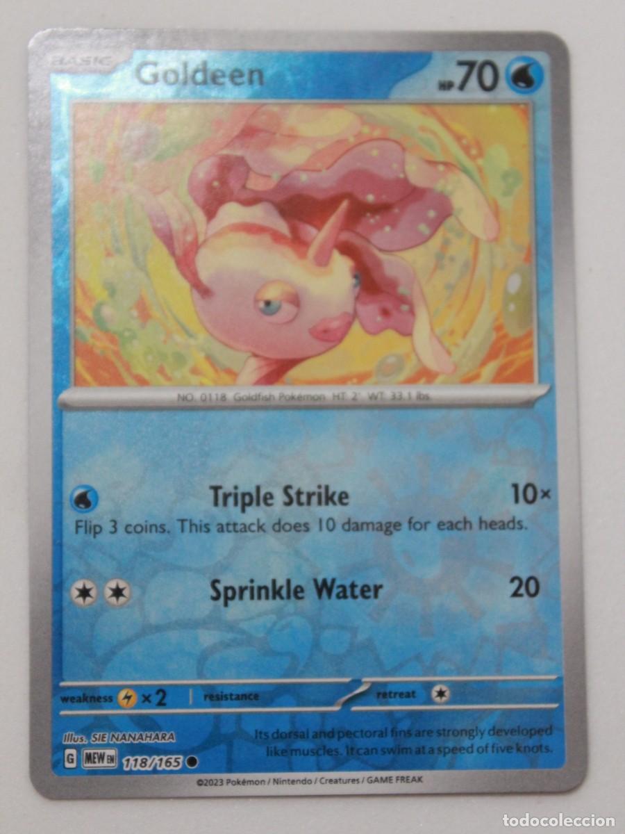 Cartas Colecion&aacute;veis: Goldeen 118/165 Pok&eacute;mon TCG Scarlet & Violet 151