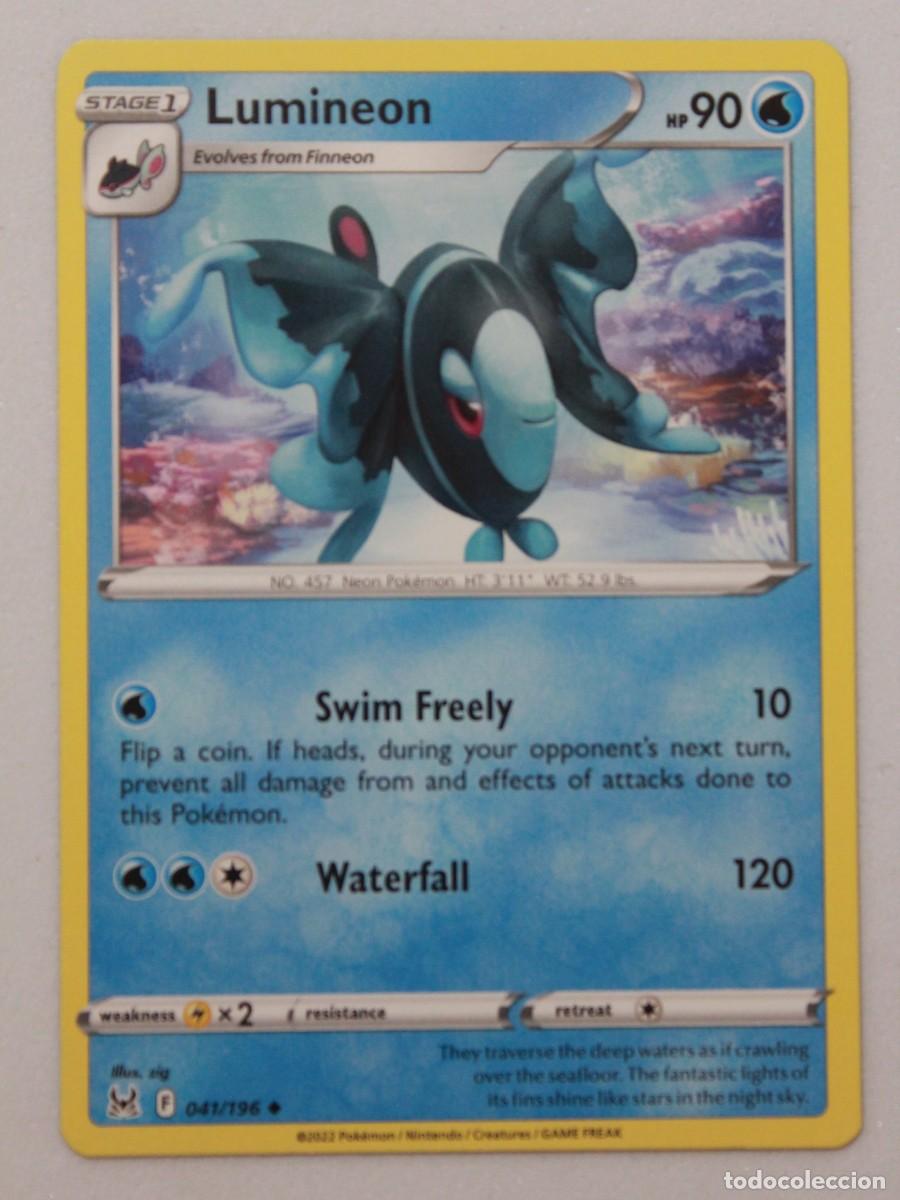 Trading Cards: Lumineon 041/196 Pok&eacute;mon TCG Lost Origin