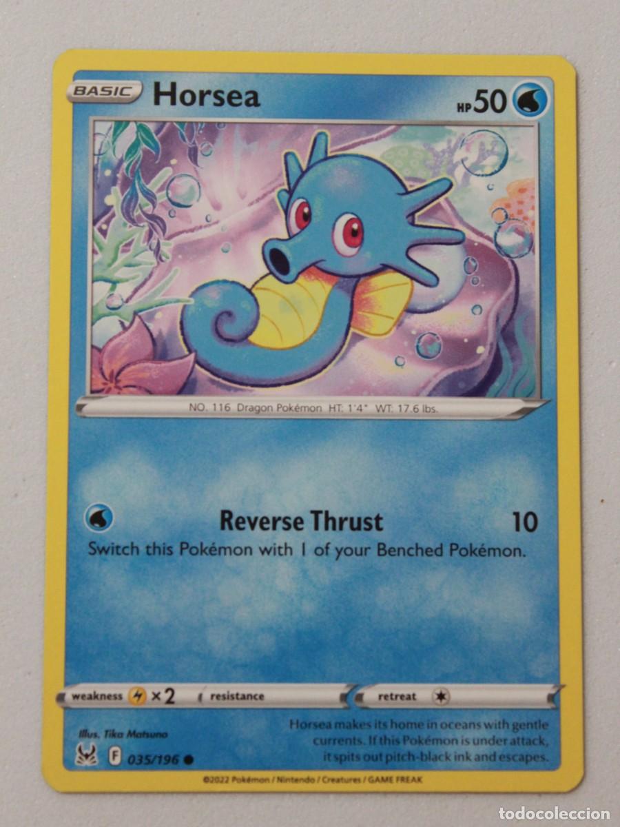 Trading Cards: T&iacute;tulo: Pok&eacute;mon TCG Horsea 035/196 Common Carta Agua Lost Origin