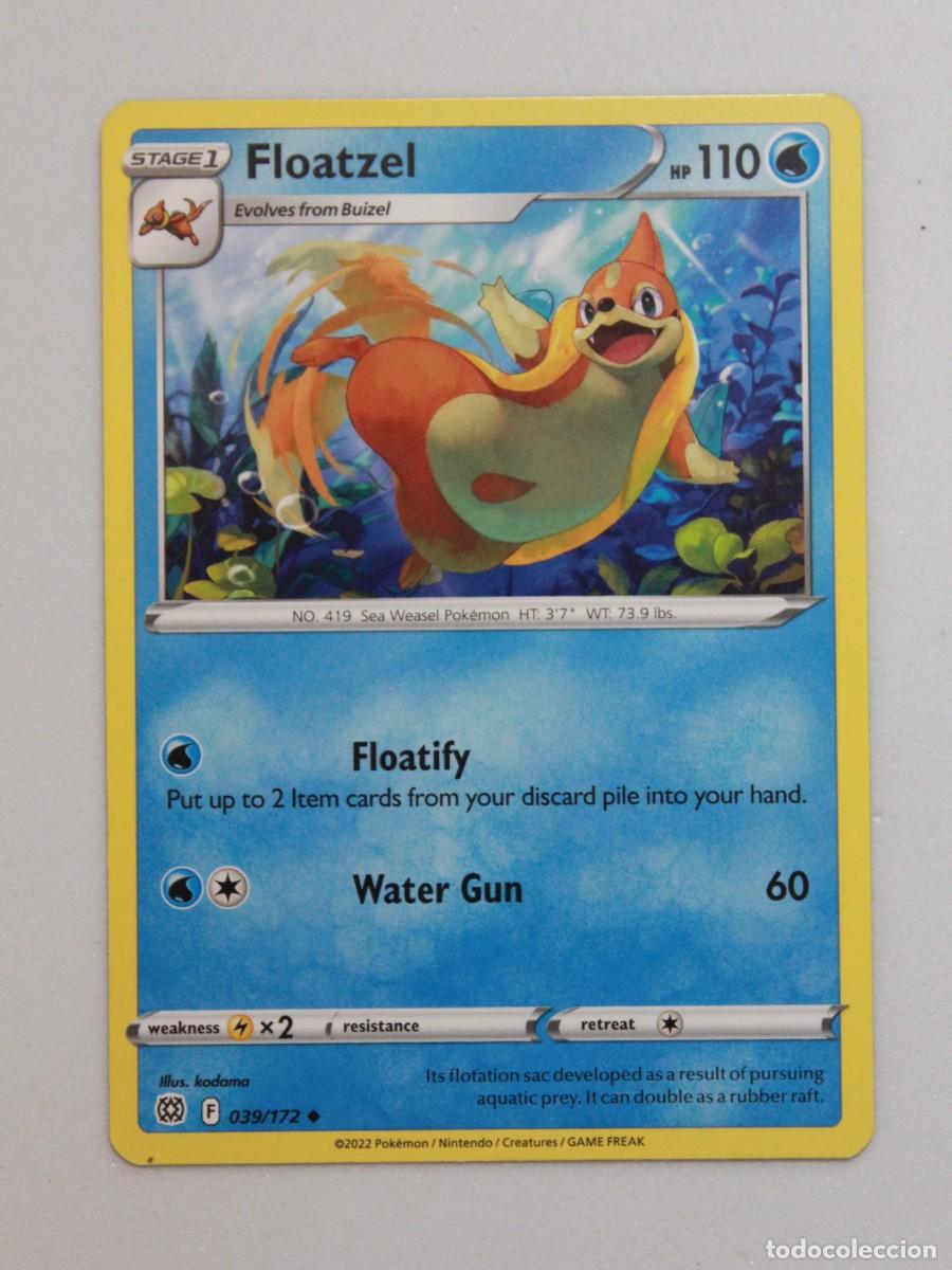 Trading Cards: T&iacute;tulo: Pok&eacute;mon TCG Floatzel 039/172 Uncommon Carta Agua Brilliant Stars