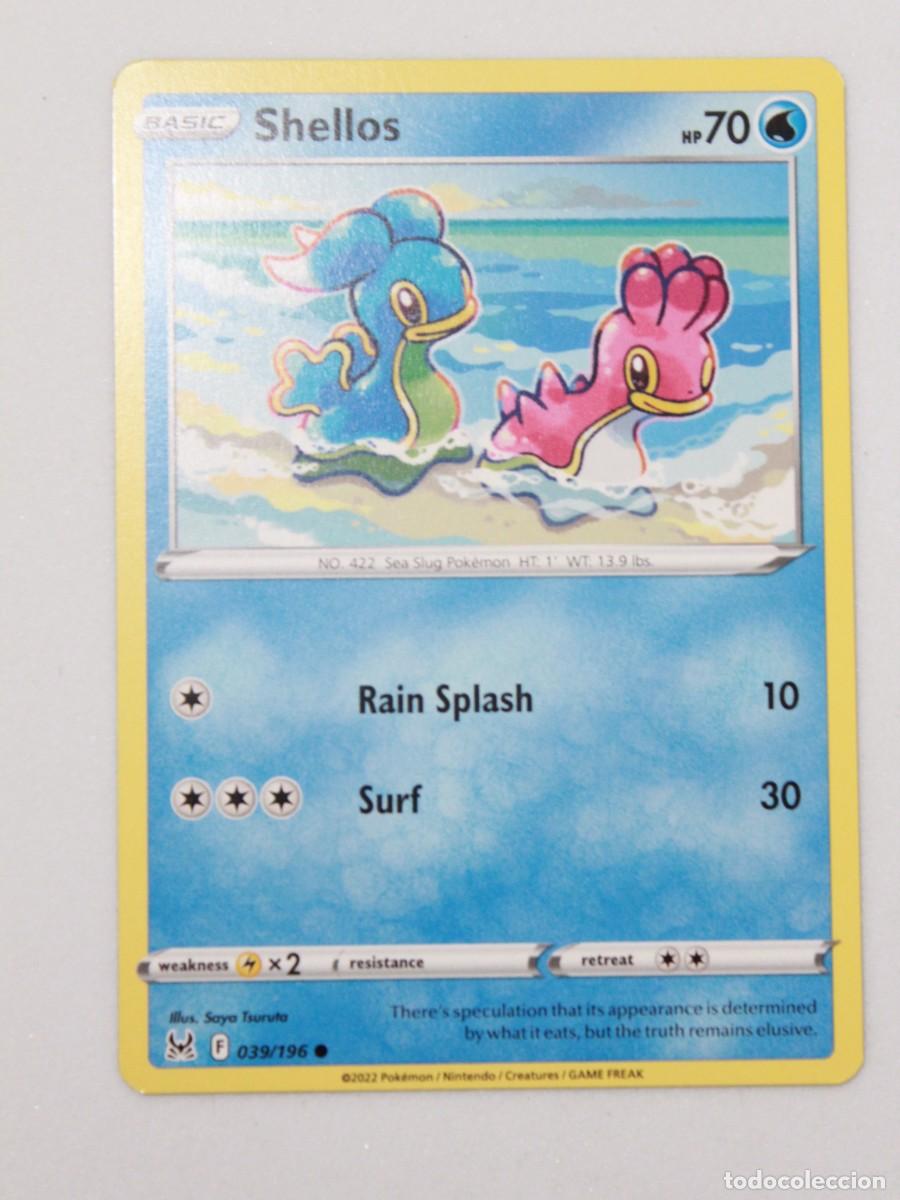 Sammelkarten: T&iacute;tulo: Pok&eacute;mon TCG Shellos 039/196 Common Carta Agua Lost Origin