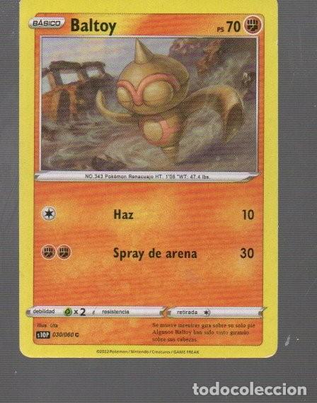 Trading Cards: CROMO DE POK&Eacute;MON BASICO RIOLU N&ordm; 343 DEL A&Ntilde;O 2022