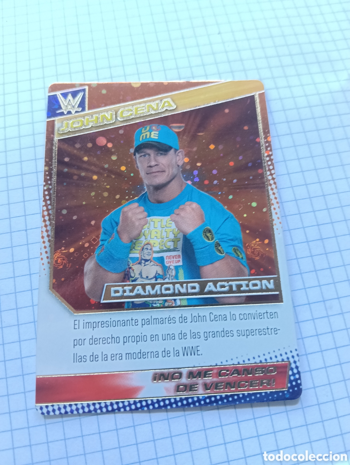 Trading Cards: Carta 014 WWE actions Cards Panini