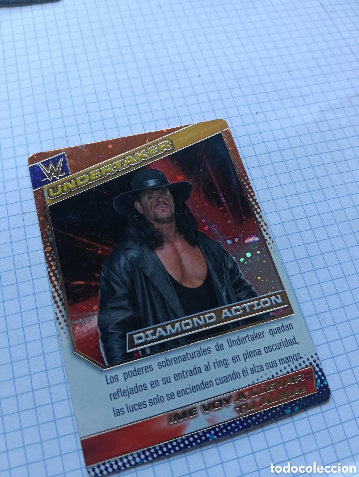 Trading Cards: Carta 110 WWE action Cards Panini
