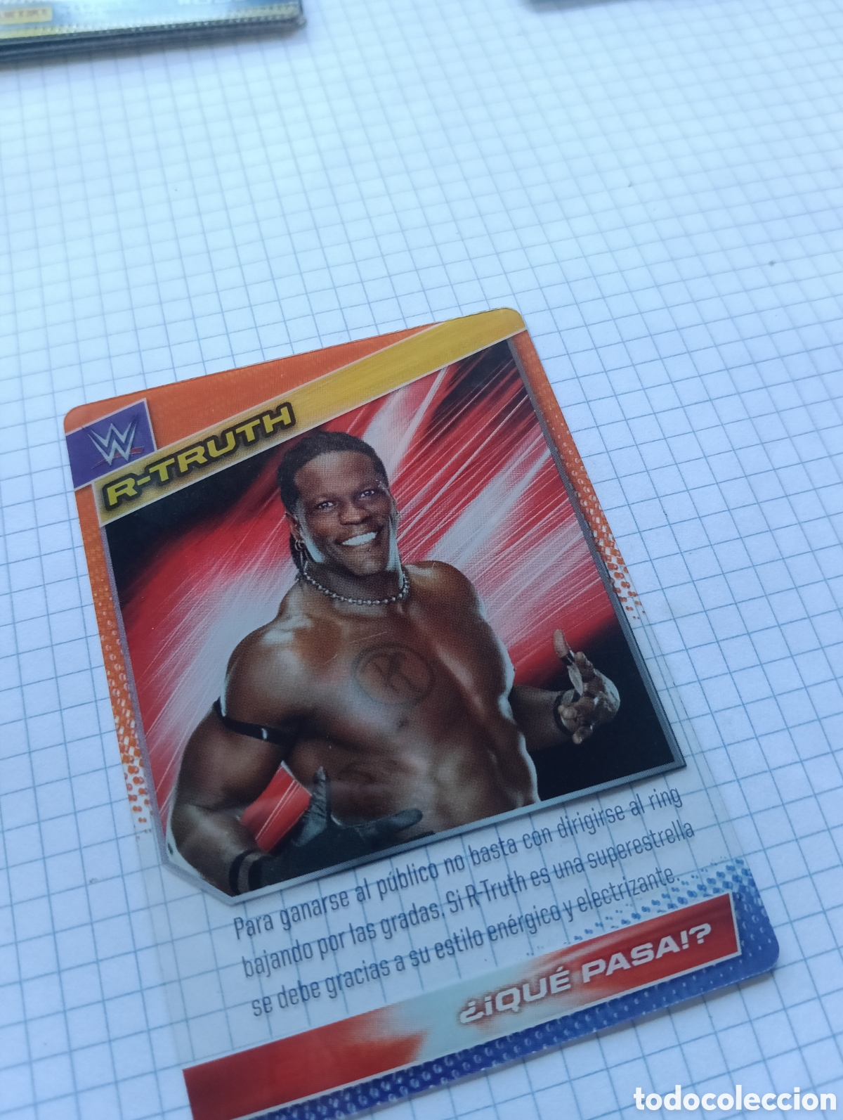 Trading Cards: Carta 49 WWE action Cards Panini