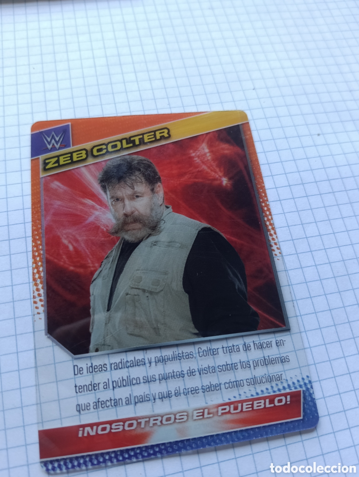 Trading Cards: Carta 87 WWE action Cards Panini
