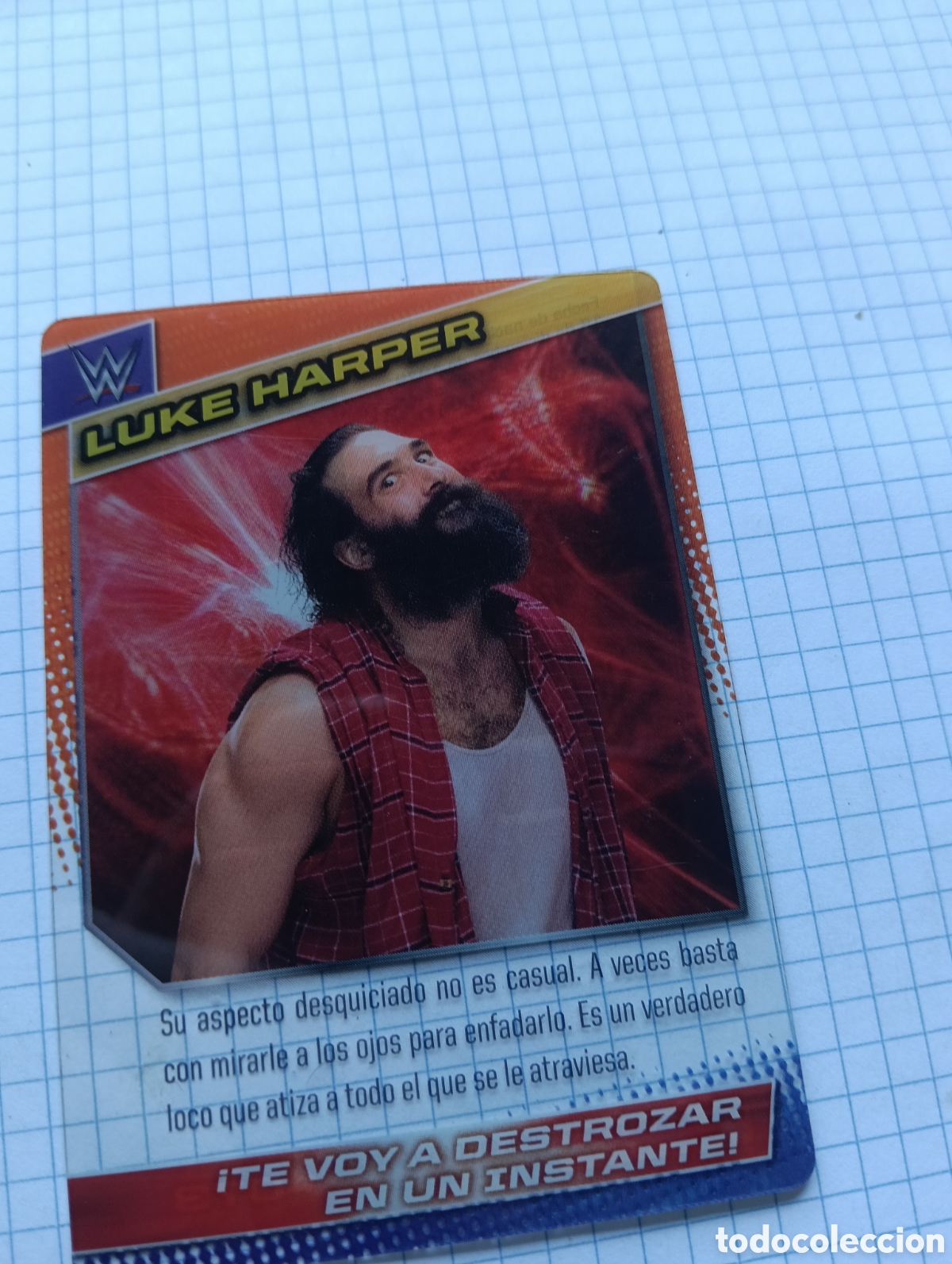 Trading Cards: Carta 73 WWE action Cards Panini