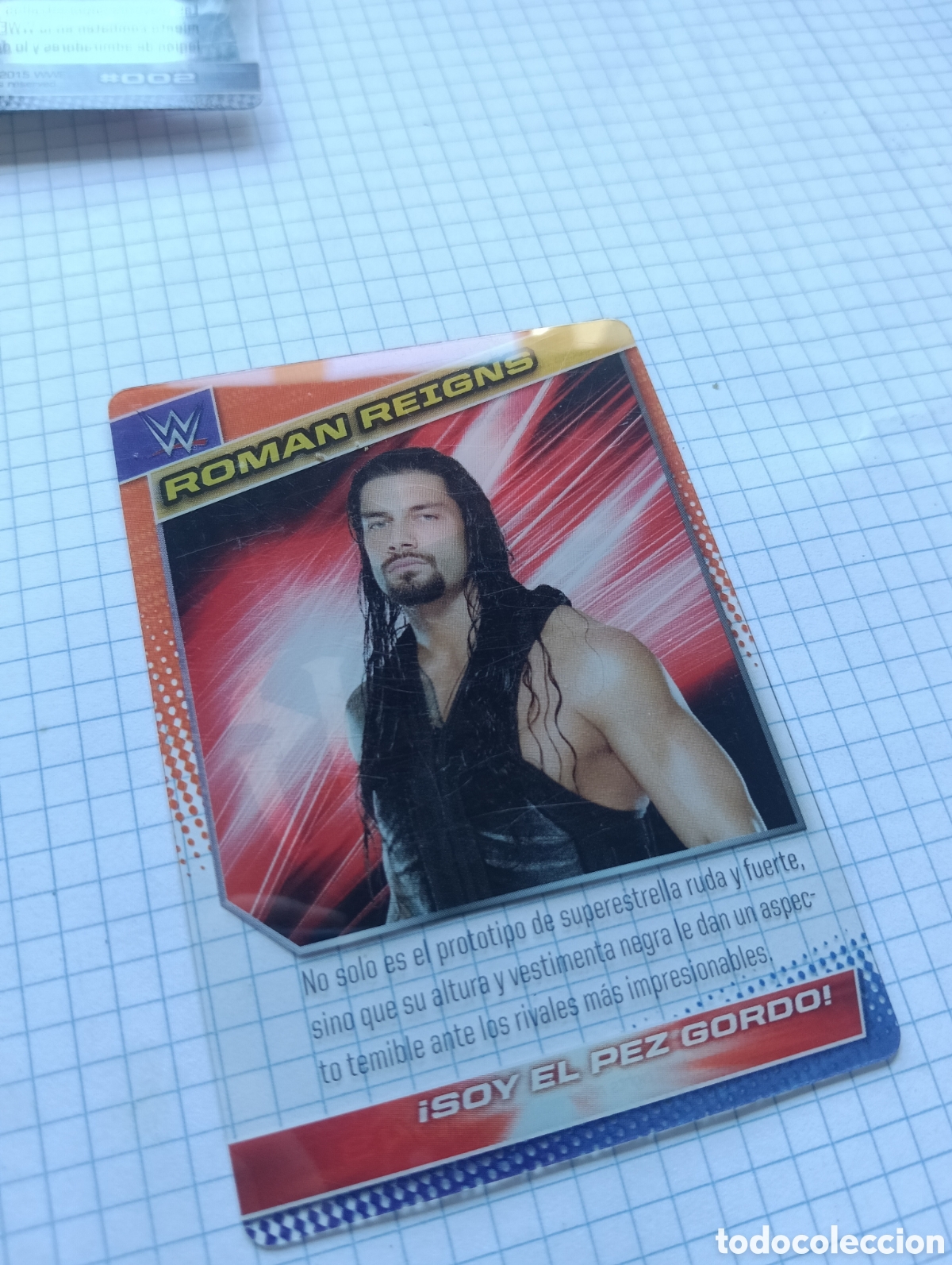 Trading Cards: Carta 43 WWE action Cards Panini