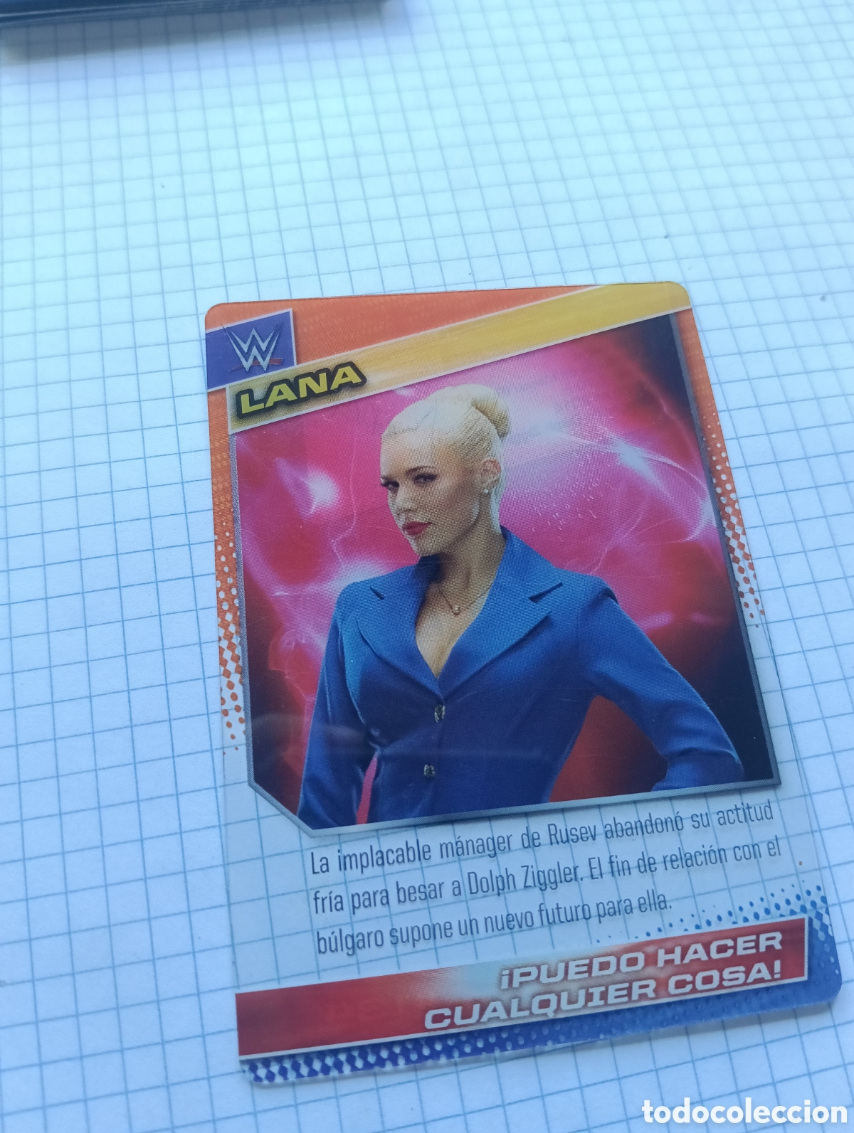 Trading Cards: Carta 134 WWE action Cards Panini