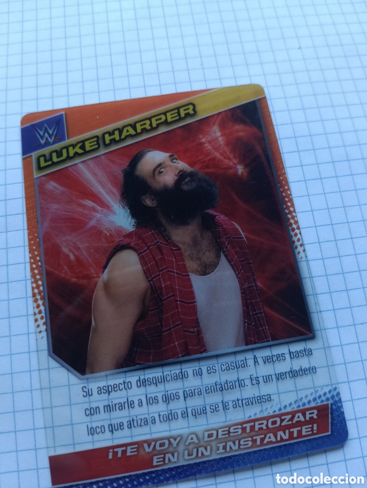 Trading Cards: Carta 73 WWE action Cards Panini