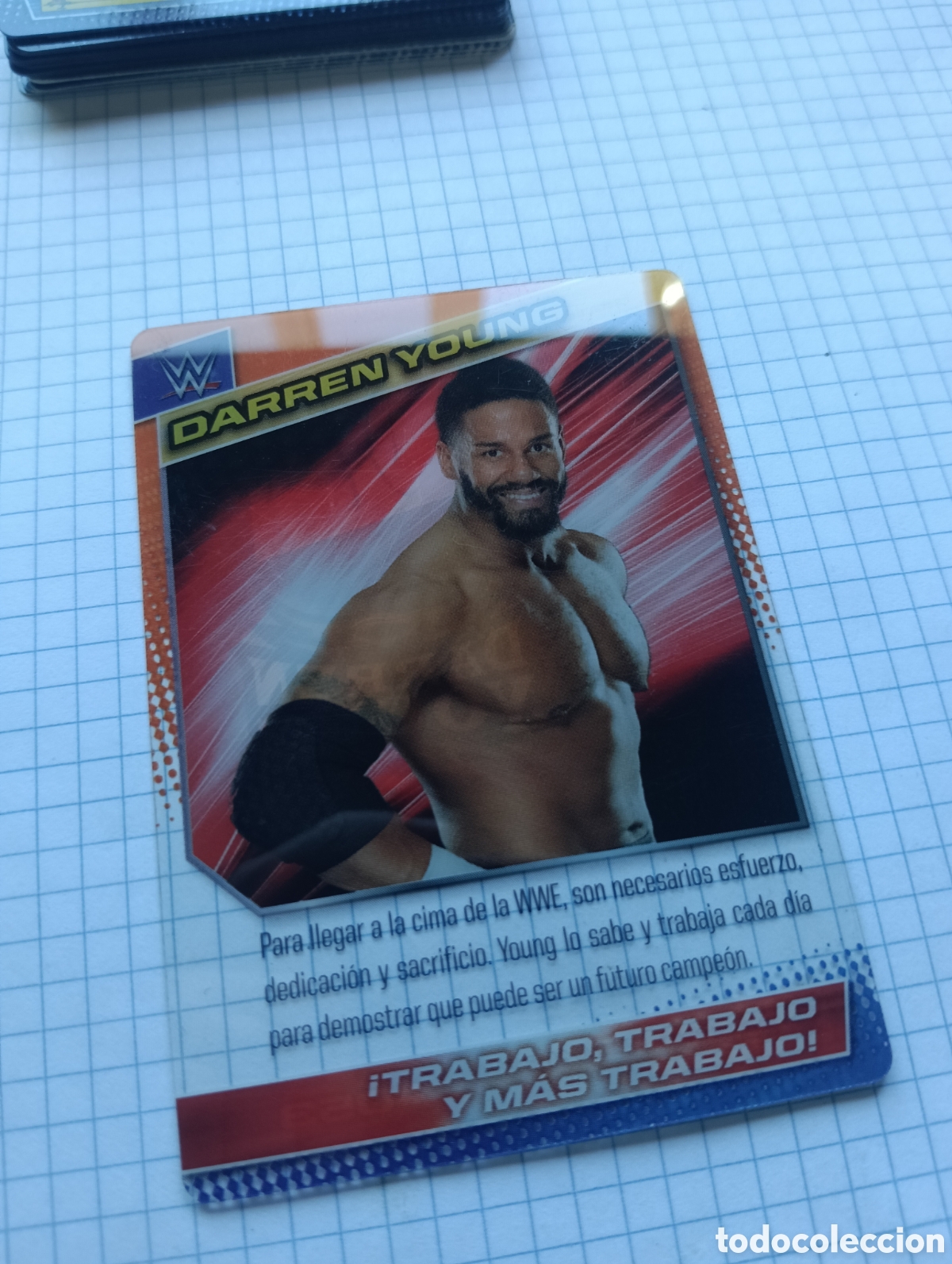 Trading Cards: Carta 53 WWE action Cards Panini