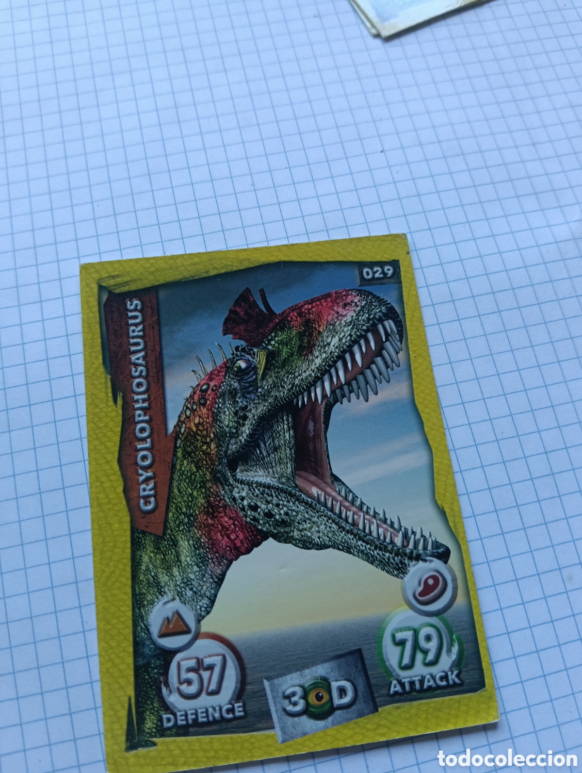 Trading Cards: Carta 029 Dinosaurs Dinocards 3D