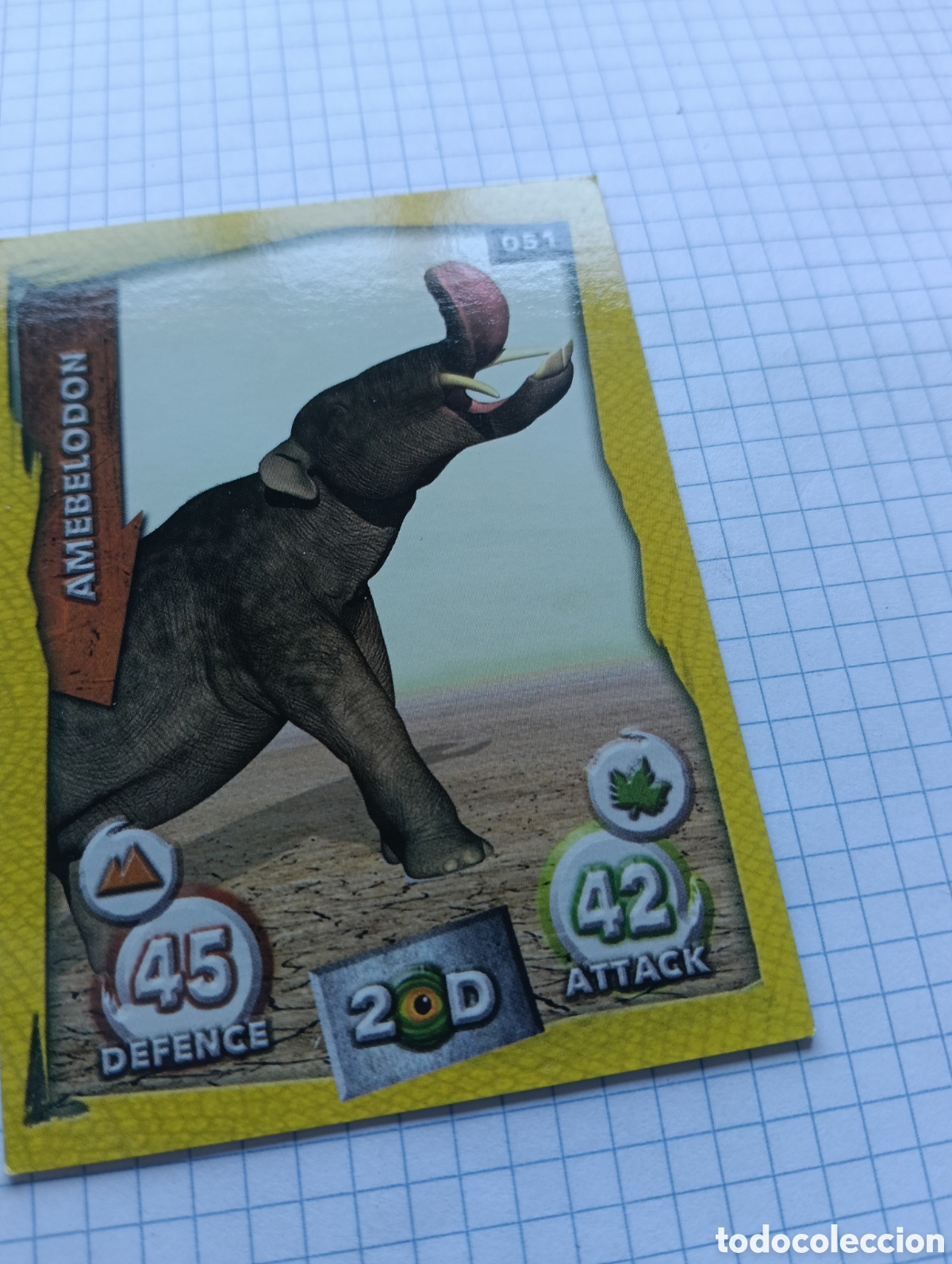 Trading Cards: Carta 051 Dinosaurs Dinocards 3D