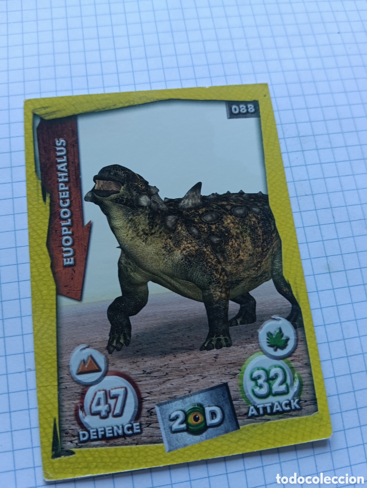 Trading Cards: Carta 088 Dinosaurs Dinocards 3D
