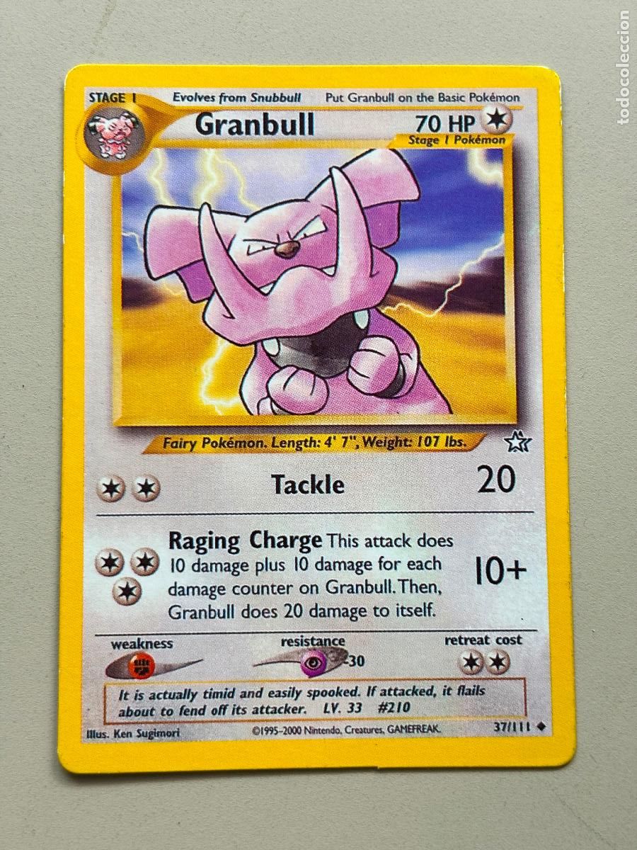 Trading Cards: POKEMON TCG - GRANBULL ( NEO GENESIS ) # 37