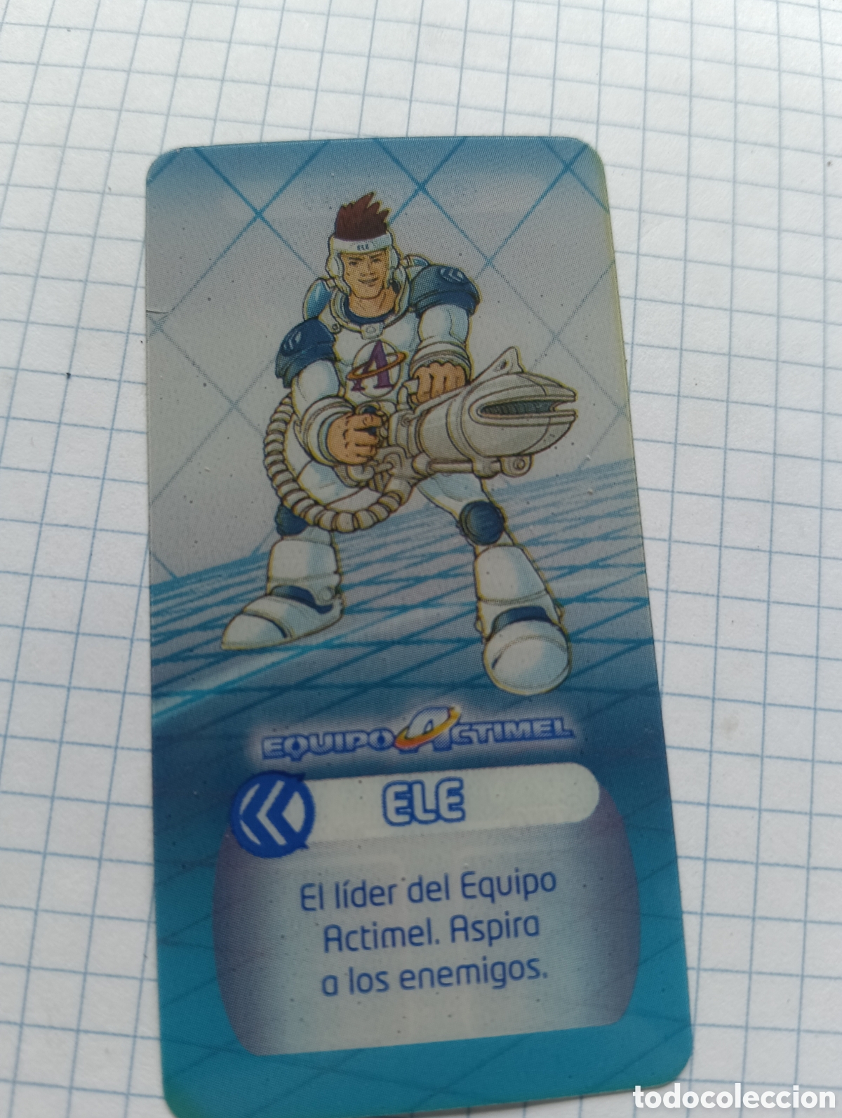 Cartas Colecion&aacute;veis: Carta Ele Equipo Actimel Danone