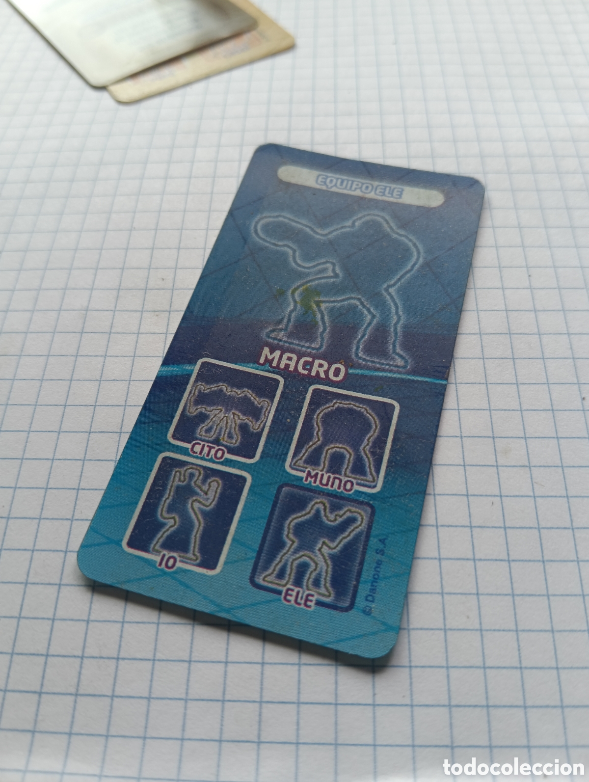 Trading cards: Carta Macro Equipo Actimel Danone - Foto 2