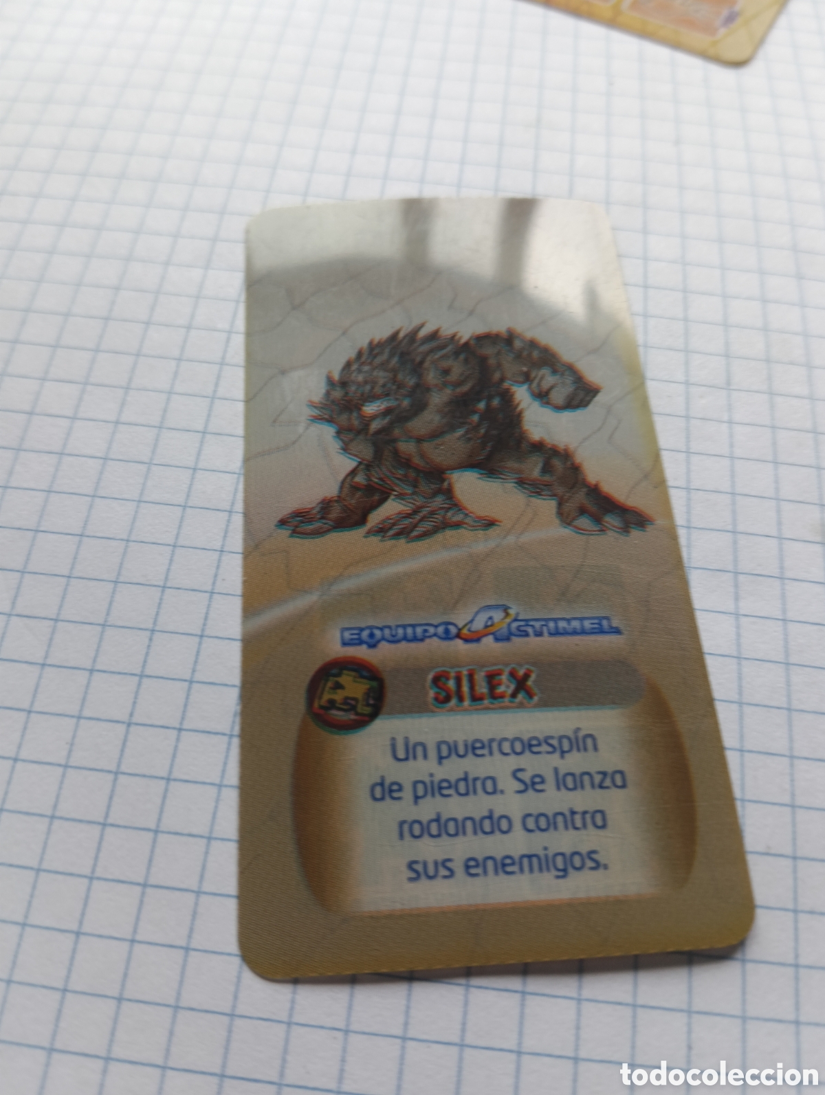 Cartas Colecion&aacute;veis: Carta Silex Equipo Actimel Danone