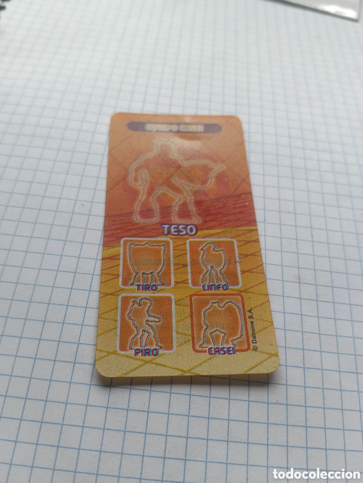 Trading cards: Carta Teso Equipo Actimel Danone - Foto 2