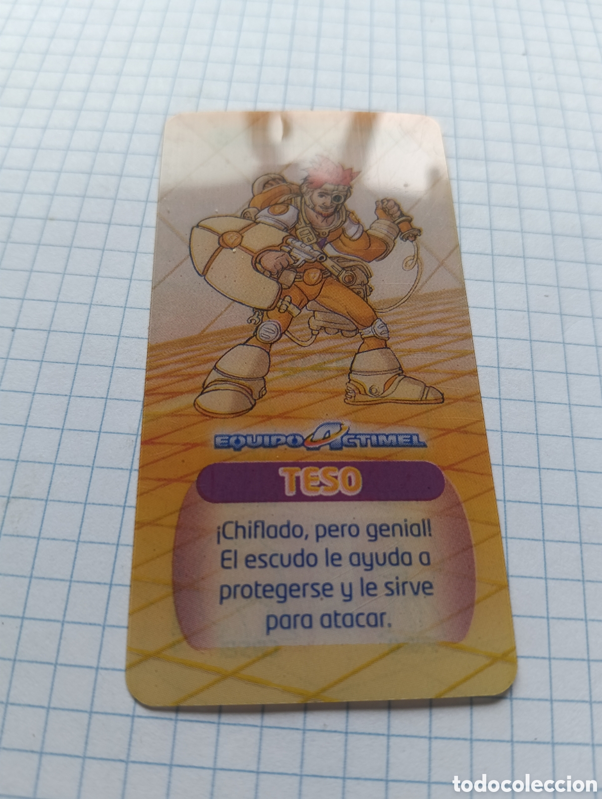 Cartas Colecion&aacute;veis: Carta Teso Equipo Actimel Danone