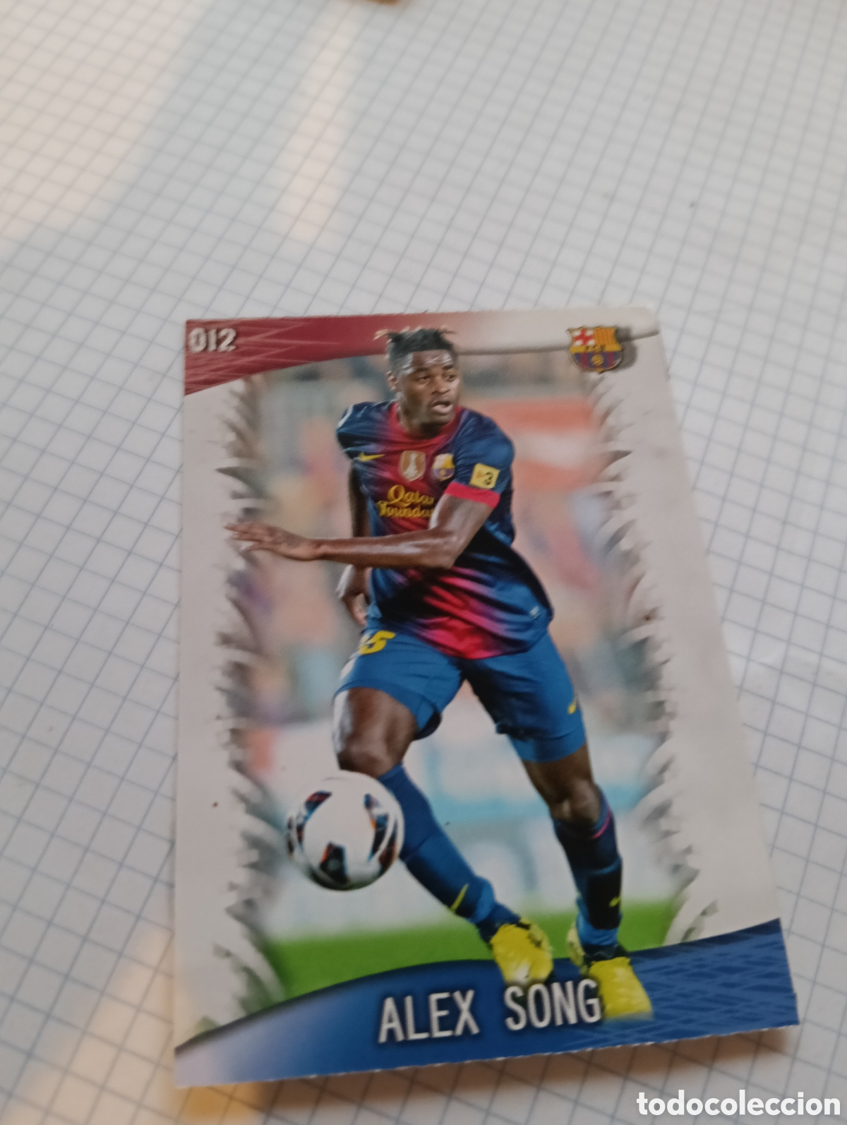 Trading Cards: Carta 012 Fichas Quiz Liga 2014 Mundicromo