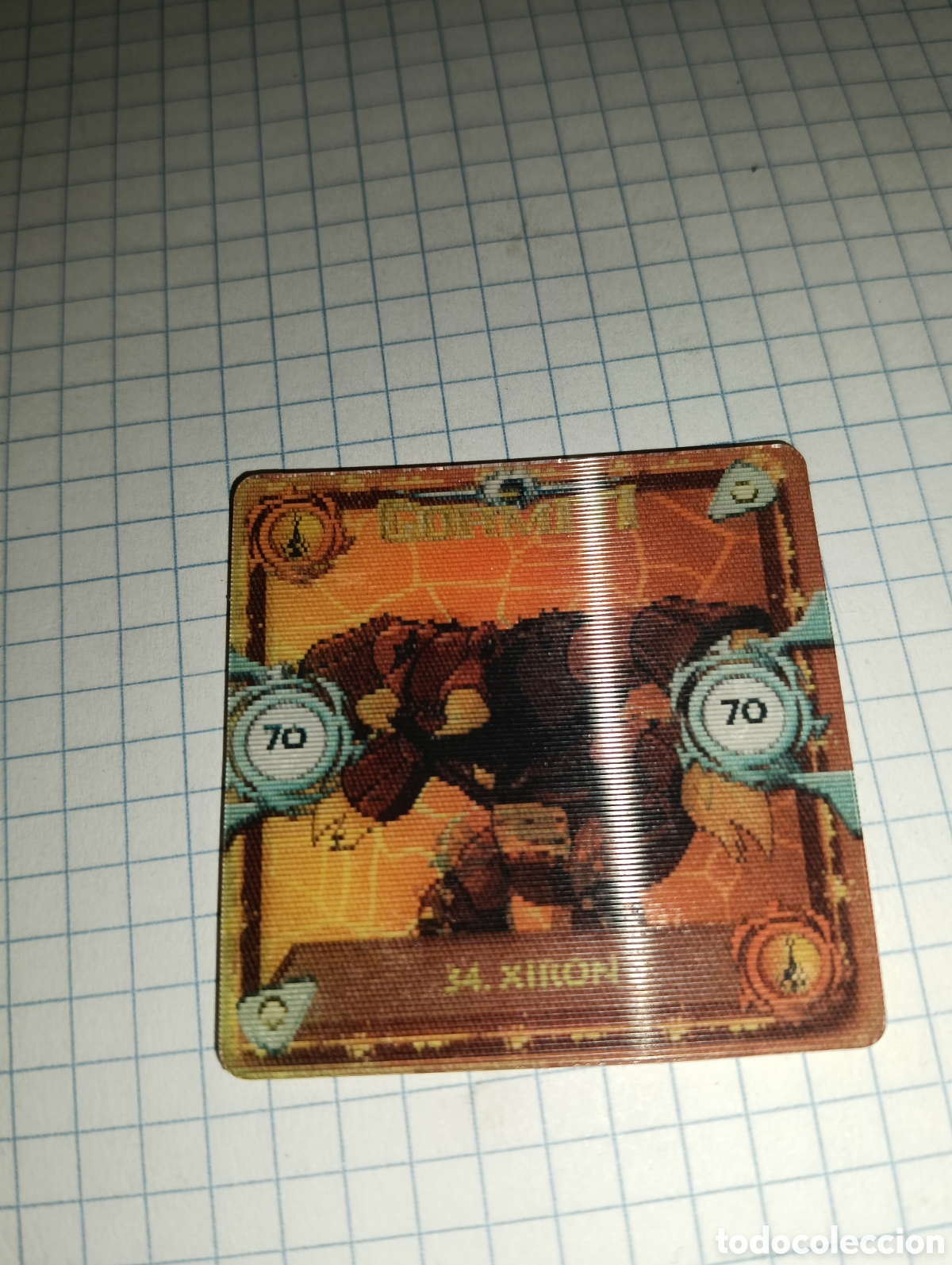 Trading Cards: Carta 34 Xiron Gormiti Chipicao 2010