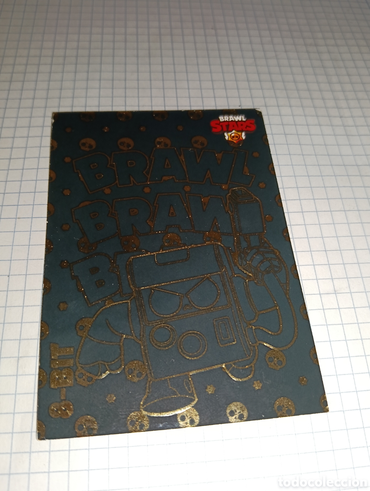Trading Cards: Carta 8-Bit Edici&oacute;n Limitada Brawl Stars Panini