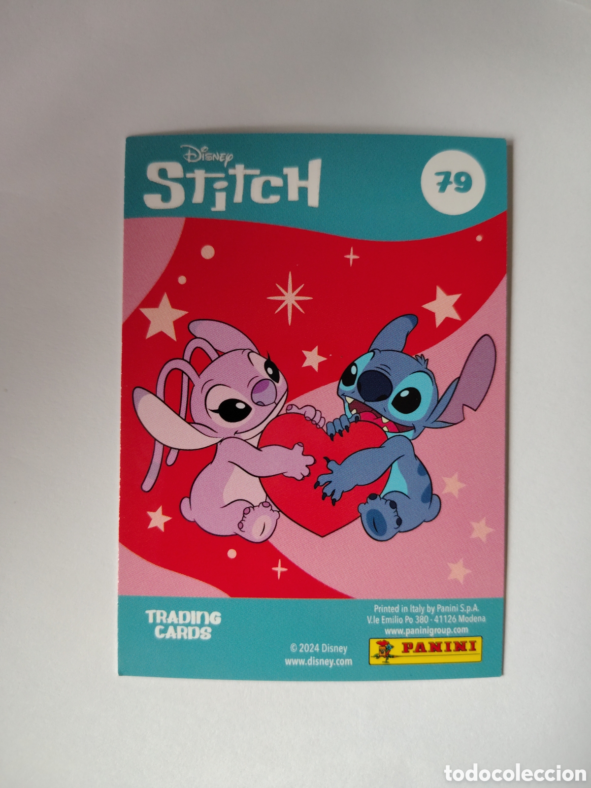 Trading Cards: Stitch 2024 Disney n&deg; 79 Trading Card Panini